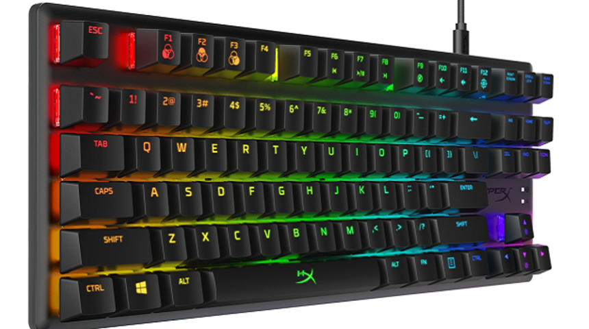 HyperX, Yeni Tenkeyless RGB Mekanik Oyuncu Klavyesini Piyasaya S&uuml;r&uuml;yor