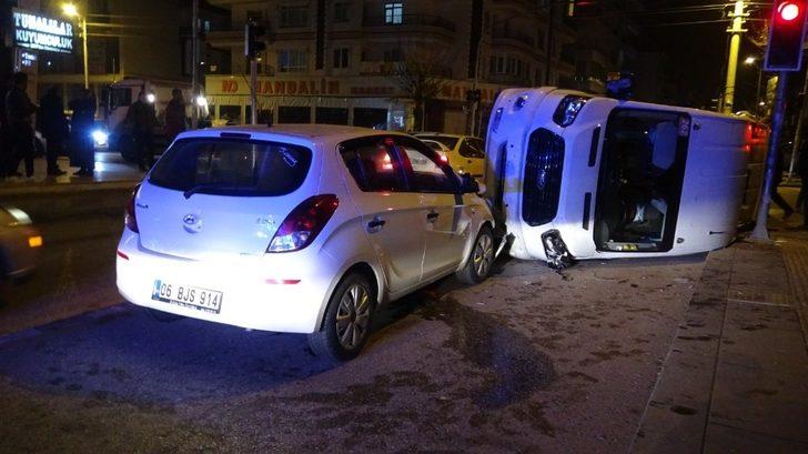 Başkent’te servis ile yolcu otobüsü çarpıştı: Yaralılar var! G2