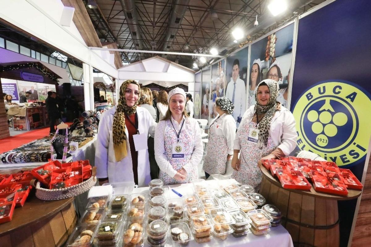Lezzetli Kış Ş&ouml;leni&rsquo;nde Buca standına b&uuml;y&uuml;k ilgi