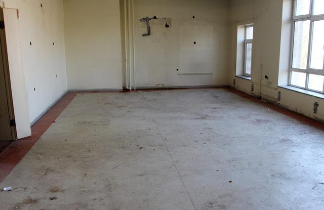 Isparta da fuhuş yapıldığı iddia edilen eski hastane binası temizlendi 2
