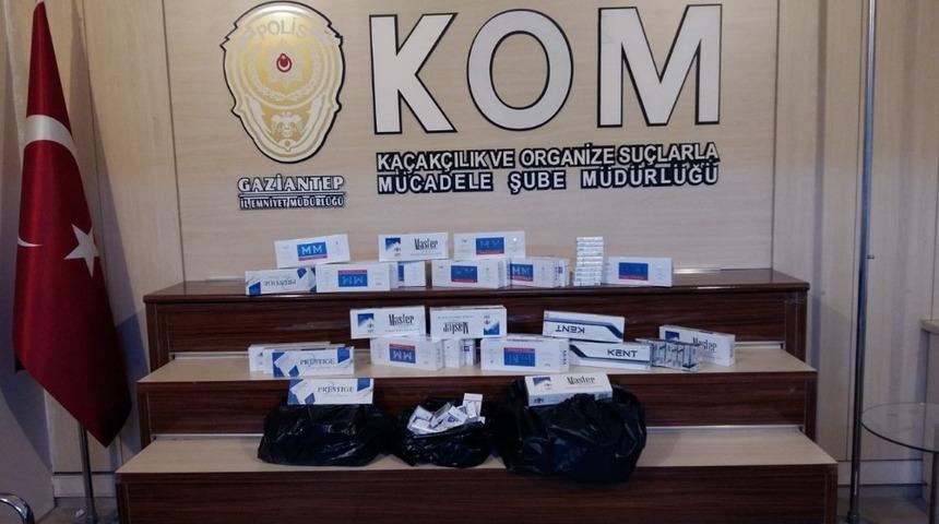 Gaziantep&rsquo;te 920 paket ka&ccedil;ak sigaraya 2 g&ouml;zaltı