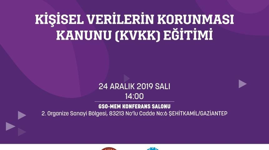GSO&rsquo;dan &uuml;yelerine &rsquo;kişisel verilerin korunması kanunu&rsquo; eğitimi