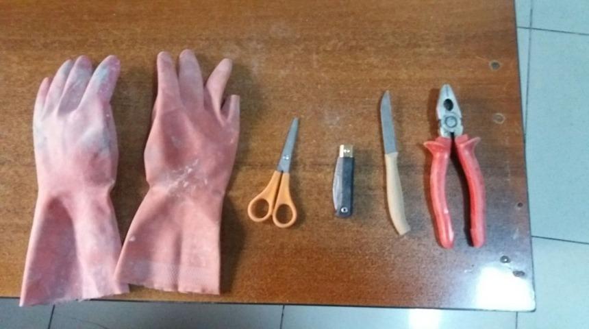 Elektrik kablosu hırsızları su&ccedil;&uuml;st&uuml; yakalandı