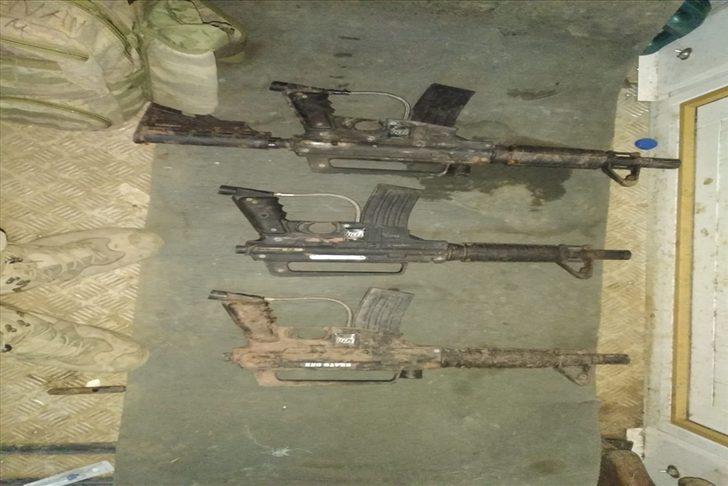 'Pençe' harekatında ele geçirilen silah ve mühimmat imha edildi G5