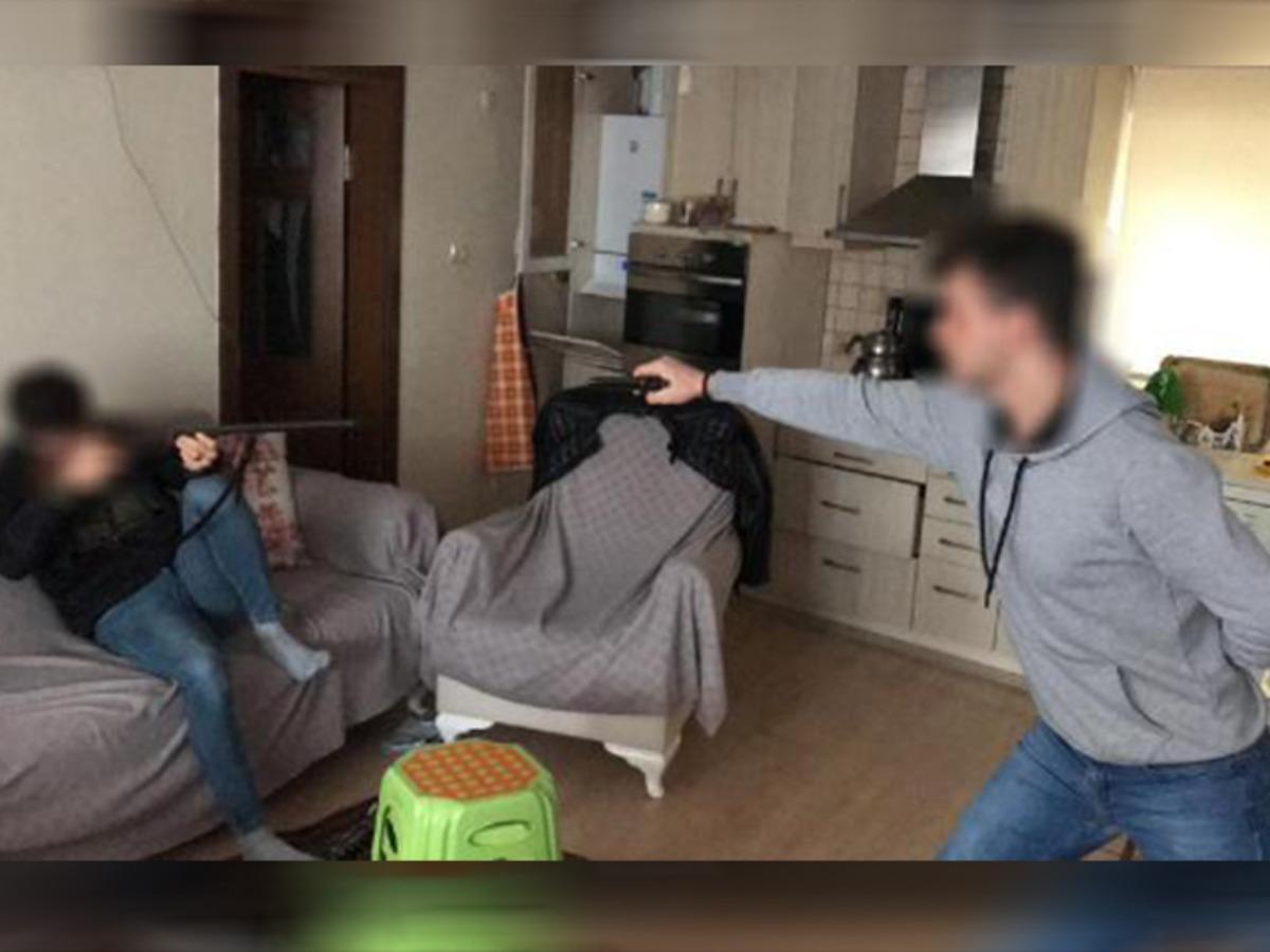 Silahla oyun k&ouml;t&uuml; bitmişti! Fotoğraflar ortaya &ccedil;ıktı