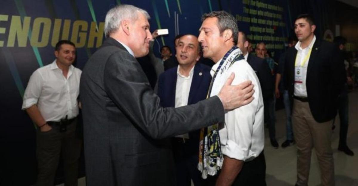 Fenerbah&ccedil;e'de dev zirve! Ali Ko&ccedil; ve Semih &Ouml;zsoy, Obradovic ile g&ouml;r&uuml;şt&uuml;