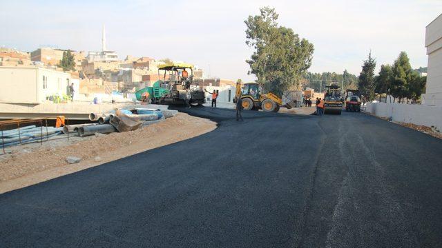 Karakoyun köprülü kavşağında asfalt çalışması başladı