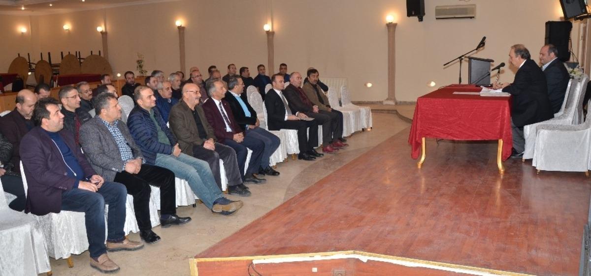 Erzurum Emniyet Derneği&rsquo;nde Melik Kaya g&uuml;ven tazeledi