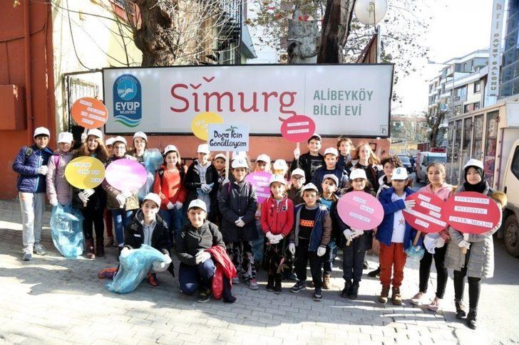 Çocuk Meclisi Üyeleri çevre temizliği yaptı G1