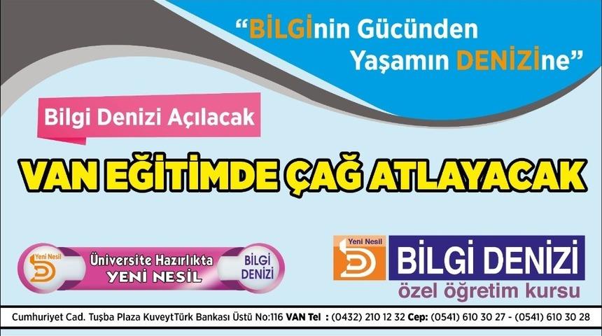 Van’da Bilgi Denizi Özel Öğretim Kursu açılıyor