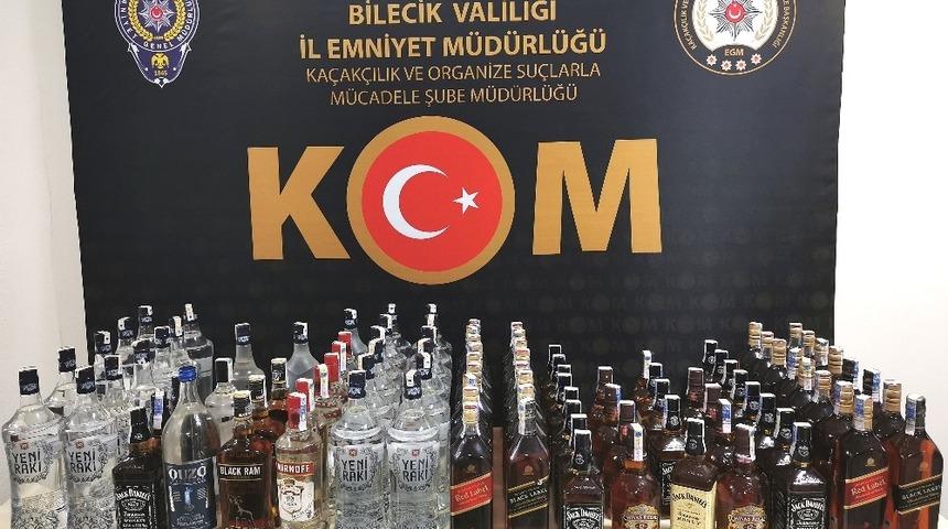 Bilecik&rsquo;te sahte i&ccedil;ki operasyonu