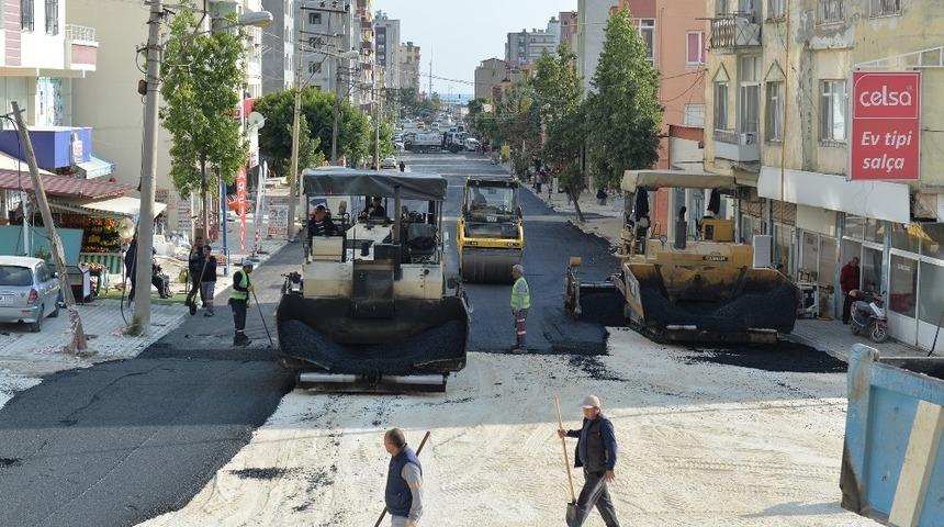 Mersin&rsquo;de 9 ayda 126 bin 509 ton sıcak asfalt &ccedil;alışması yapıldı