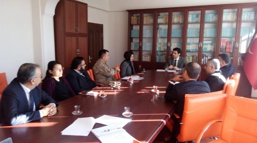 Kadına şiddetle m&uuml;cadele toplantısı d&uuml;zenlendi