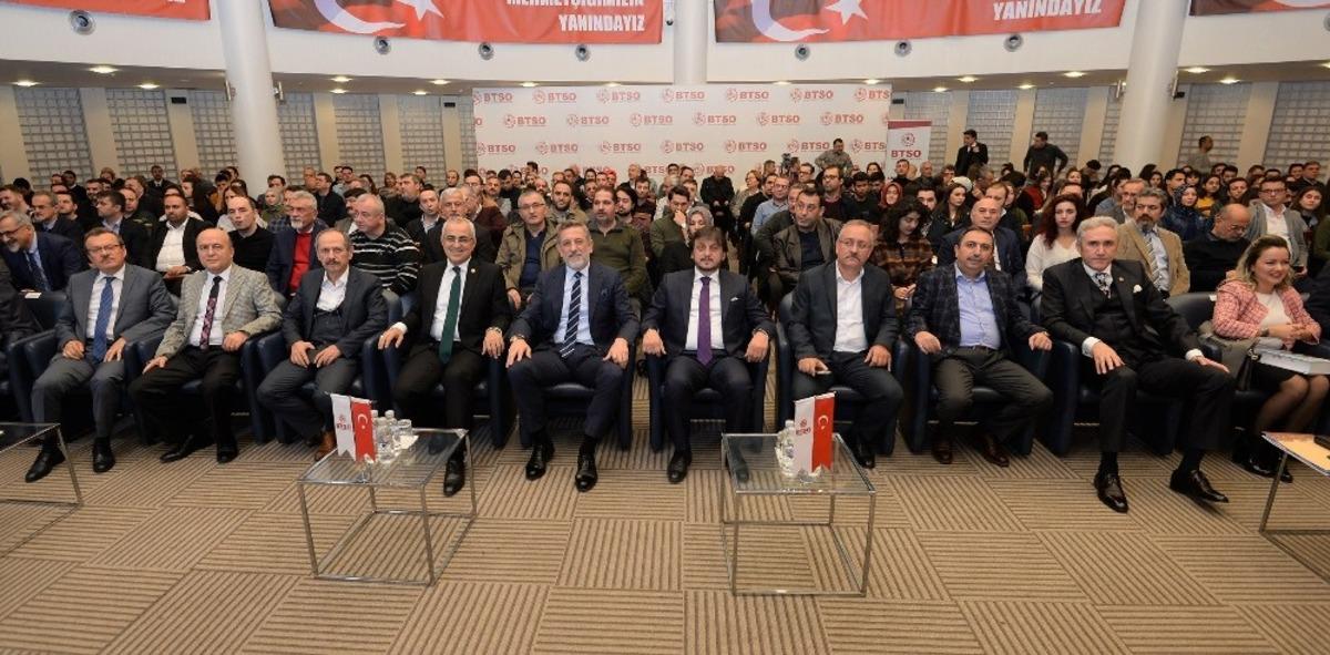 İş d&uuml;nyası ve yargı camiası BTSO&rsquo;da buluştu