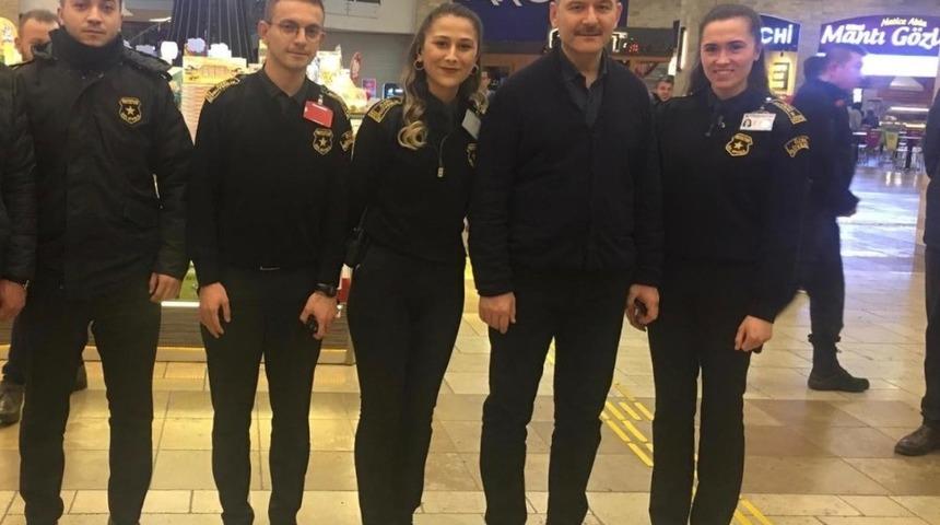 İ&ccedil;işleri Bakanı Soylu, Highway Outlet AVM&rsquo;yi ziyaret etti