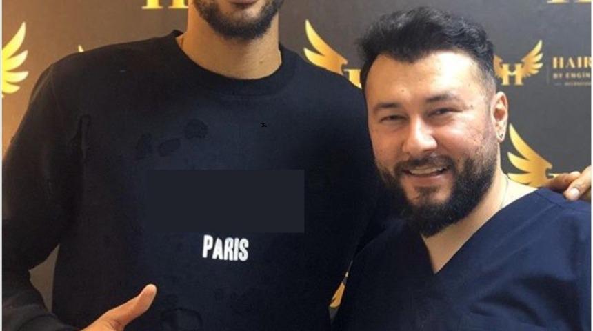 Galatasaraylı Nzonzi sakal tedavisi oluyor