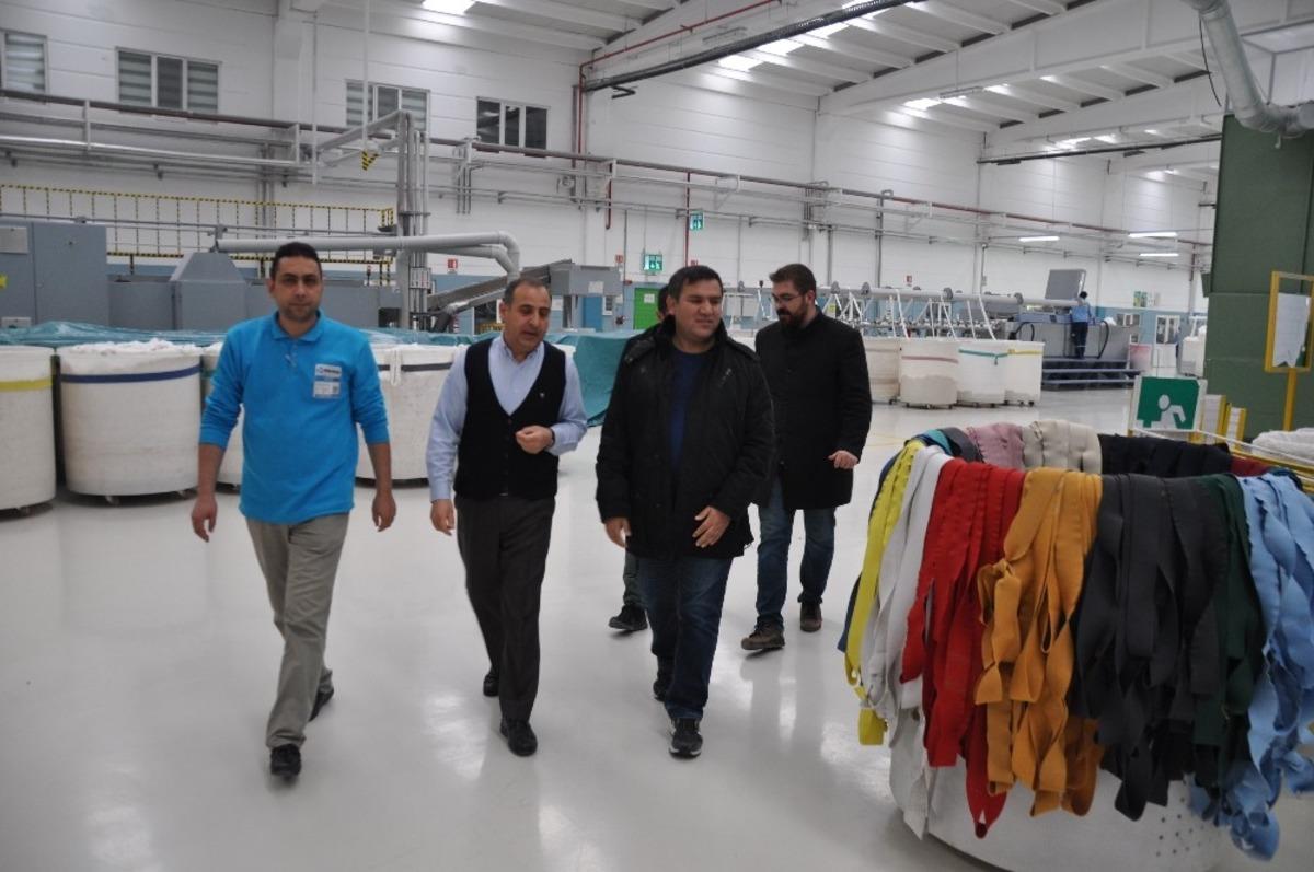 Kaymakam İmamoğlu fabrikalarda incelemede bulundu