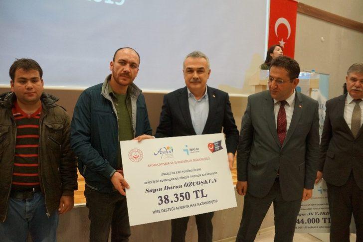 Aydın’da 26 engelli ve eski hükümlüye hibe çekleri teslim edildi G4