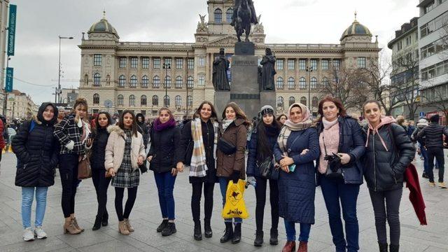 Oltulu öğrenciler Viyana’da staj gördü