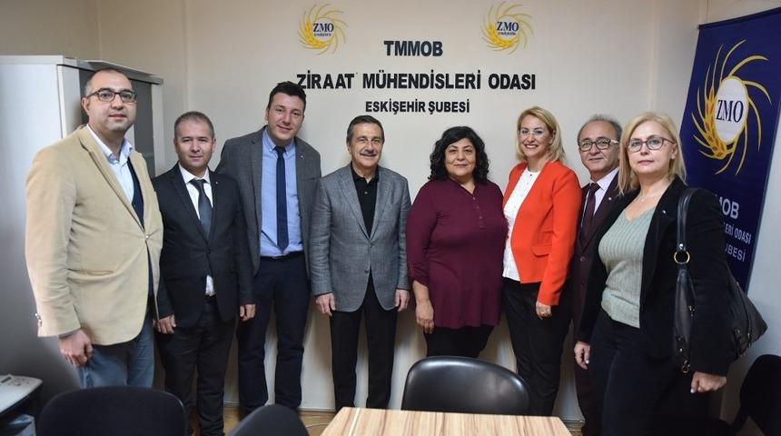 Başkan Ata&ccedil; ziraat m&uuml;hendisleri ile buluştu