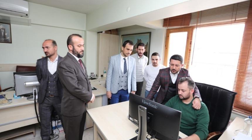 Nevşehir Belediye Başkanı Arı, hizmet birimlerini ziyaret etti