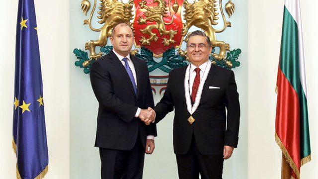 Büyükelçi Hasan Ulusoy'a, Bulgaristan'dan 'Üstün Hizmet Nişanı'