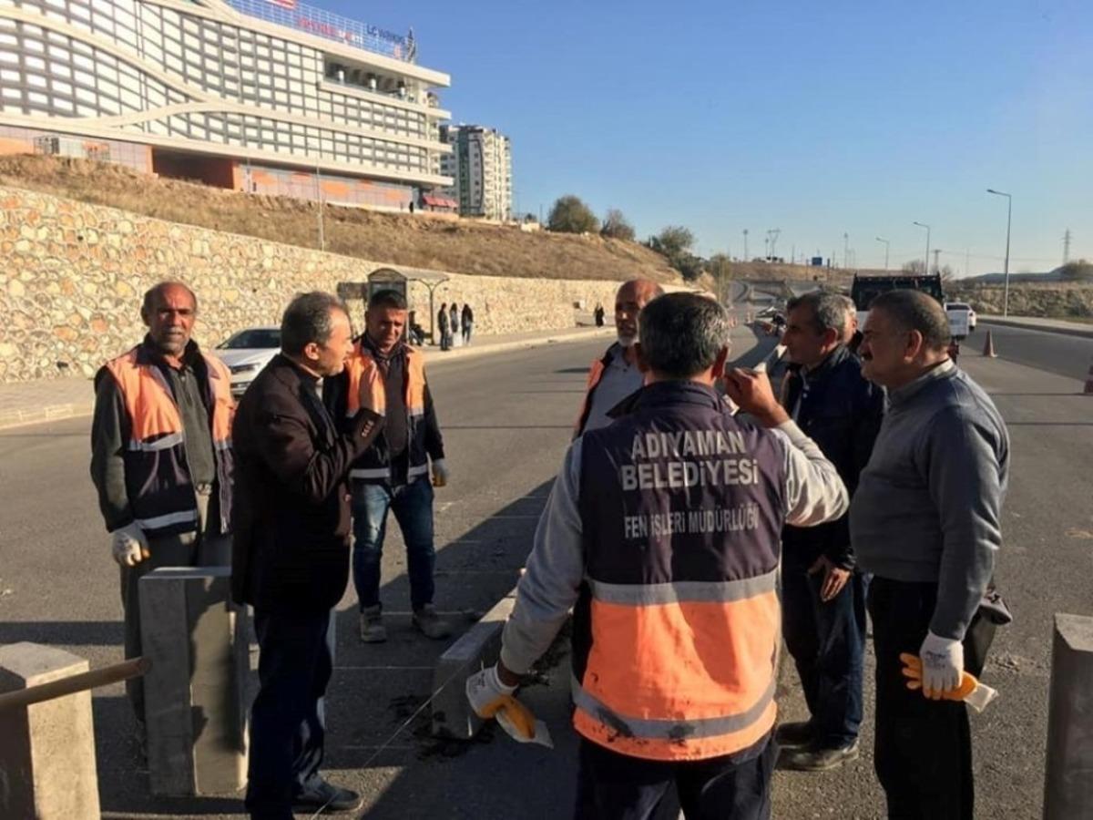 Petrol Caddesinde ref&uuml;j d&uuml;zenleme &ccedil;alışması