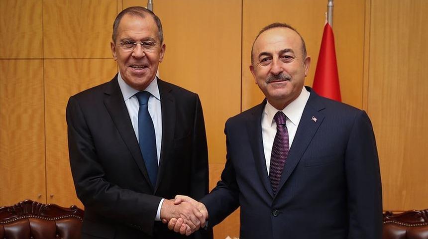 Son dakika: Dışişleri Bakanı Mevlüt Çavuşoğlu, Lavrov ile görüştü