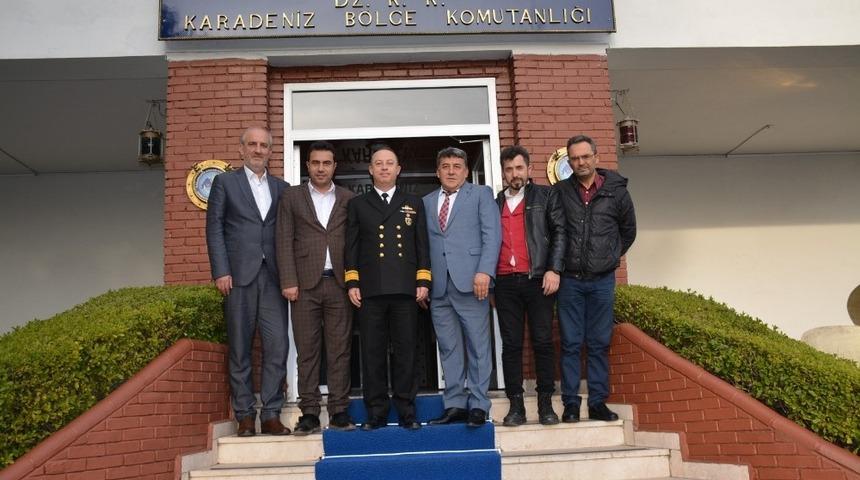 Gazeteciler Derneği Komutan Uyar’a nezaket ziyareti