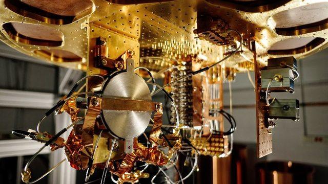 Components of Google's quantum computer