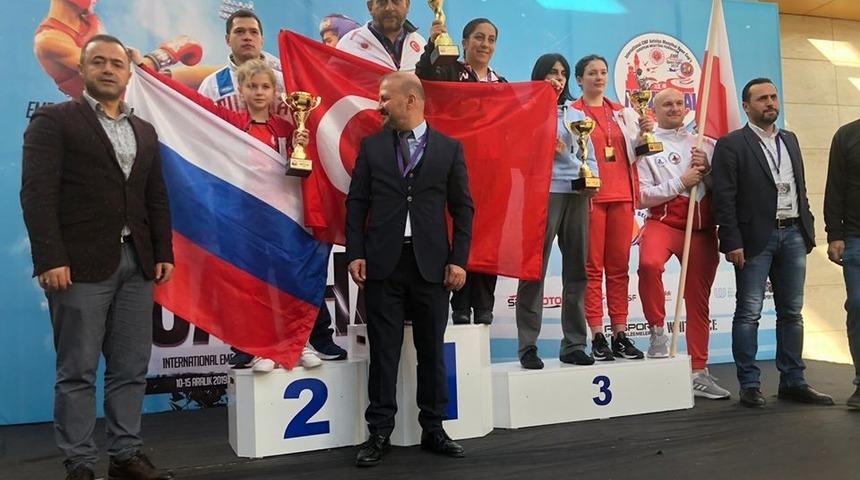 EMF Avrupa A&ccedil;ık Muaythai Kupasında Kayseri R&uuml;zgarı