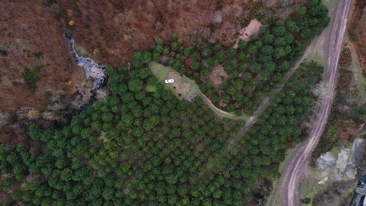 Şile'de ormana bırakılan lastikler çevreye zarar veriyor G3