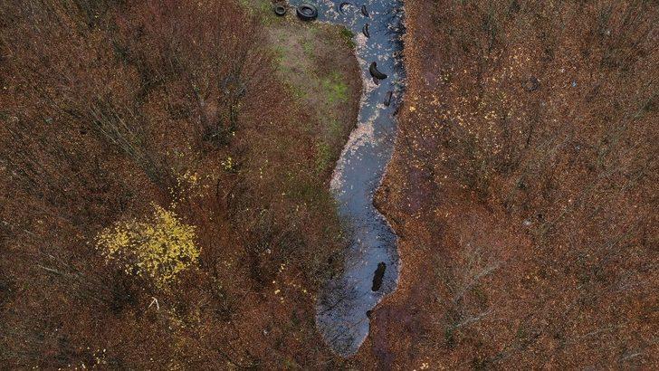 Şile'de ormana bırakılan lastikler çevreye zarar veriyor G4