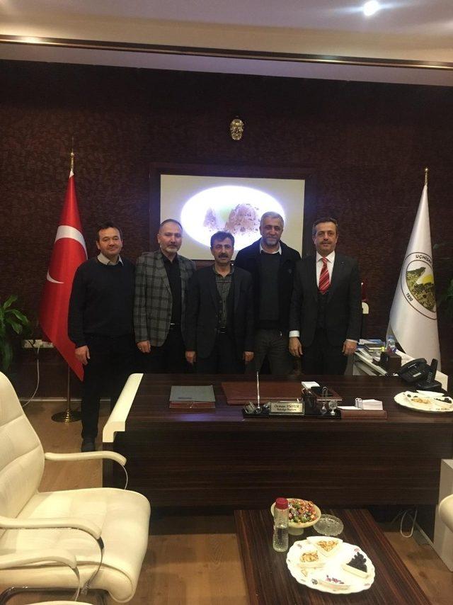 NUDER’den Uçhisar Belediye Başkanı Süslü’ye ziyaret