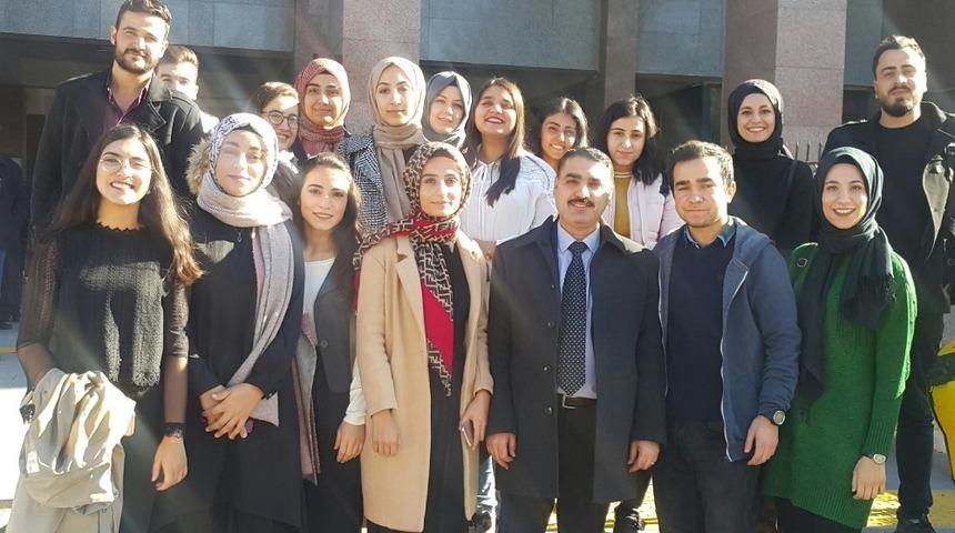 Adalet programı öğrencilerinden adliye gezisi