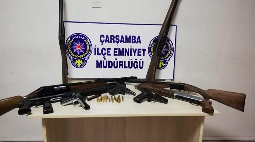 Çarşamba’da ‘ruhsatız silah’ operasyonu: 1 gözaltı