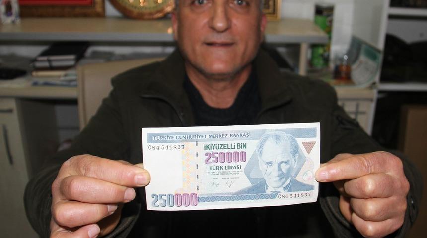 17 yıl sakladı! Hatalı basım eski 250 bin lirayı bugünkü 250 bin liraya satmak istiyor