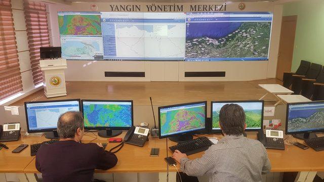 Orman Genel Müdürlüğü: Karadeniz'deki yangınların 38'i söndürüldü