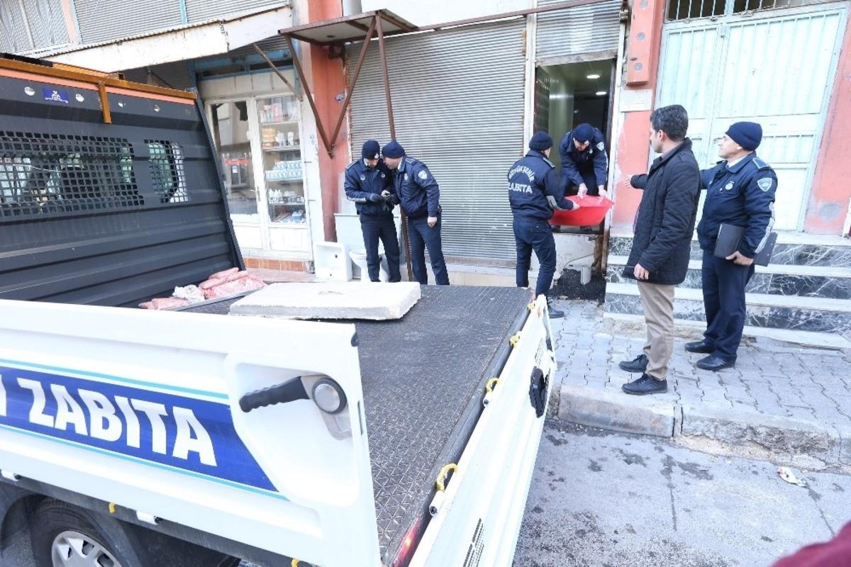 B&uuml;y&uuml;kşehir zabıta&rsquo;dan ka&ccedil;ak hayvan kesimine denetim