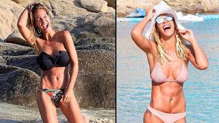 Ezequiel Garay'ın eşi Tamara Gorro, çırılçıplak soyundu