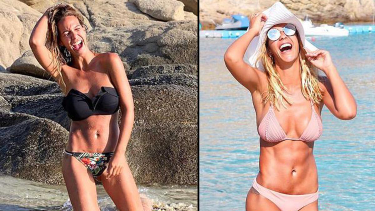 Ezequiel Garay'ın eşi Tamara Gorro, &ccedil;ırıl&ccedil;ıplak soyundu