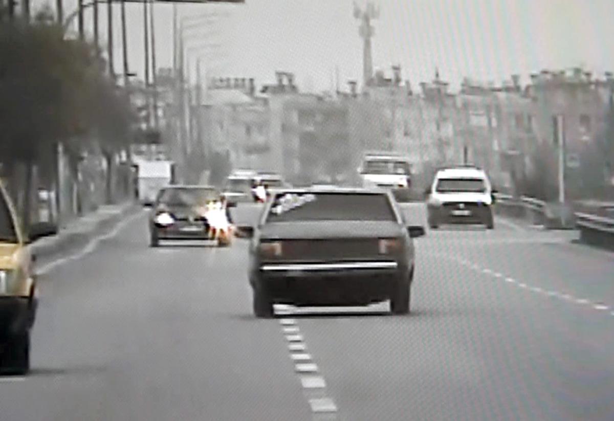 Drift yapan s&uuml;r&uuml;c&uuml;ye 15 bin lira ceza