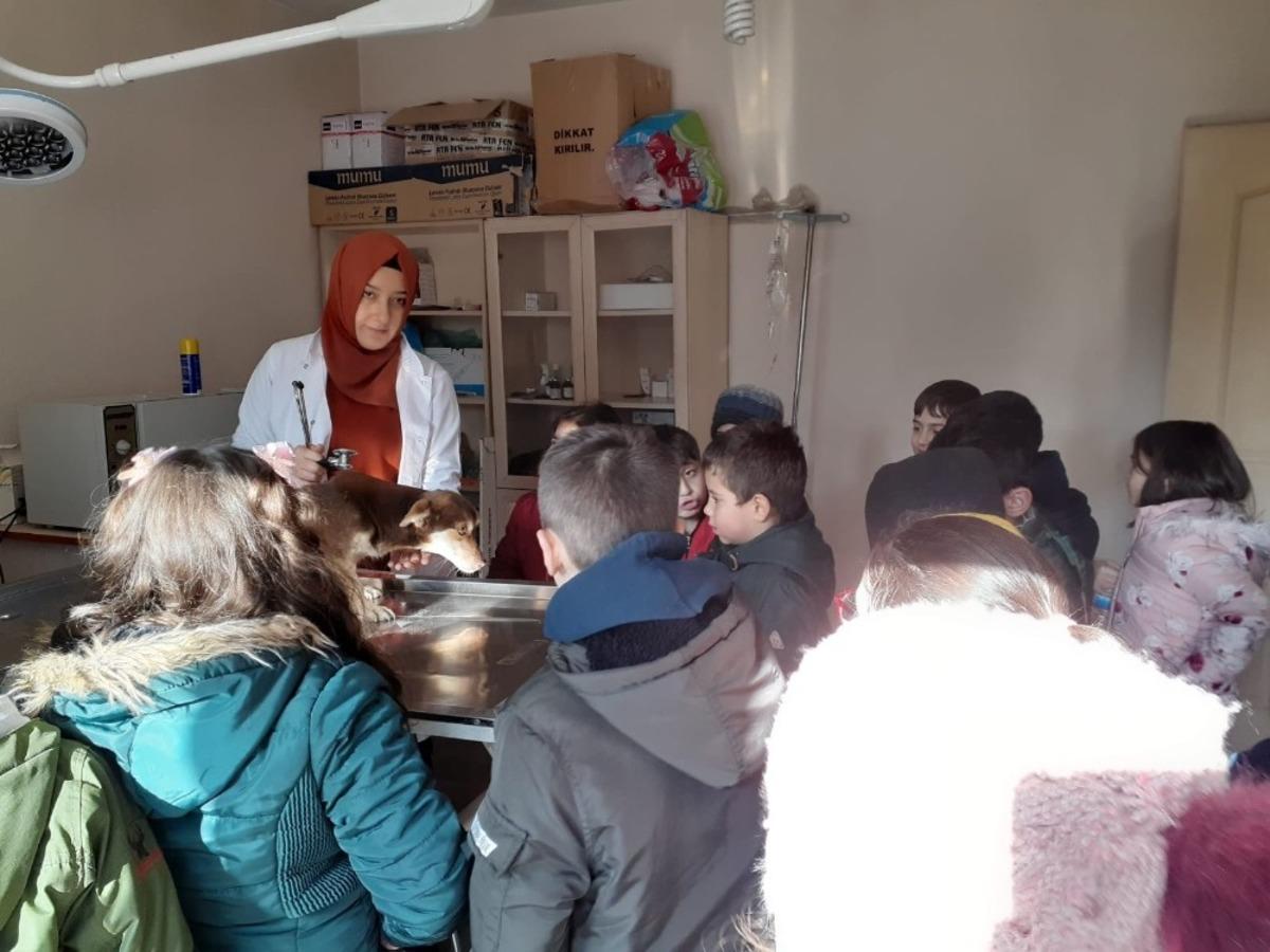 Boz&uuml;y&uuml;k&rsquo;te minikler barınaktaki dostlarını unutmadı