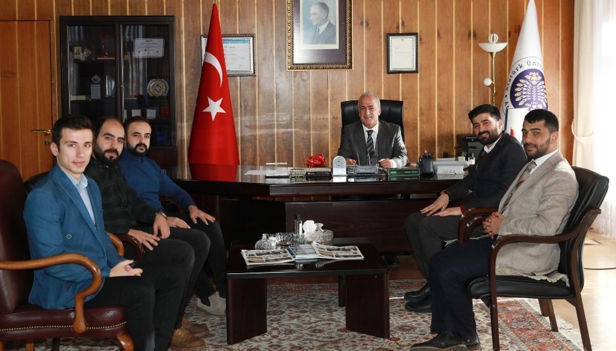 Gen&ccedil; M&uuml;siad y&ouml;neticileri, Rekt&ouml;r &Ccedil;omaklı ile bir araya geldi