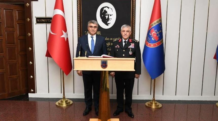 Vali Gürel’den Orgeneral Çetin’e ziyaret
