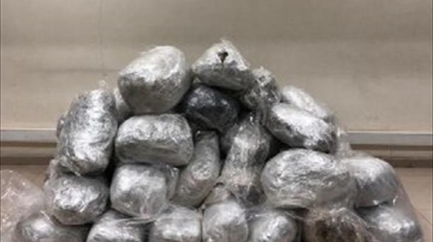 G&Uuml;NCELLEME - Gaziantep'te 221 kilogram esrar ele ge&ccedil;irildi