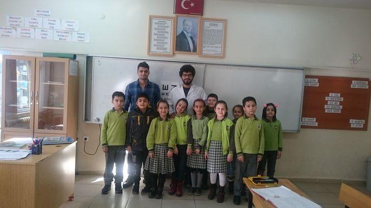 İlkokul öğrencilerine göz muayenesi G2