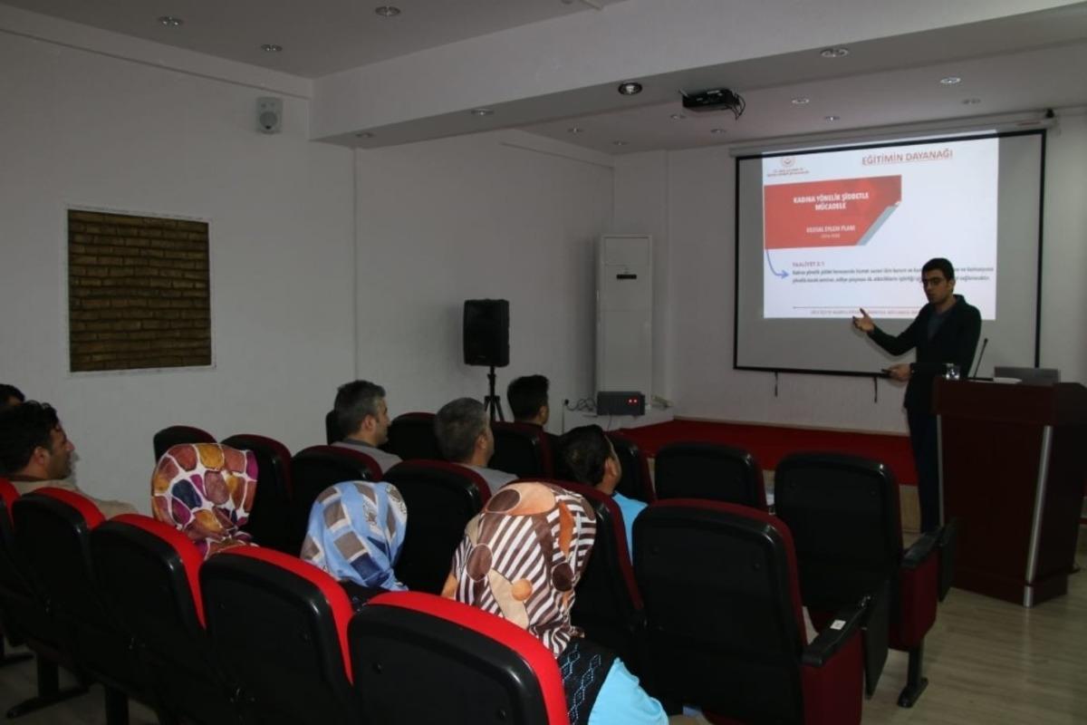Elazığ&rsquo;da "Kadına Y&ouml;nelik Şiddetle M&uuml;cadele" eğitimi