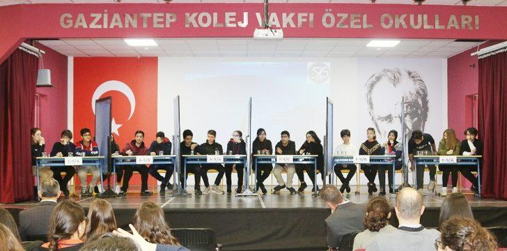 Gaziantep Kolej Vakfı’nda bilgi yarışması heyecanı G1