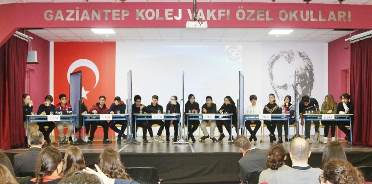 Gaziantep Kolej Vakfı&rsquo;nda bilgi yarışması heyecanı